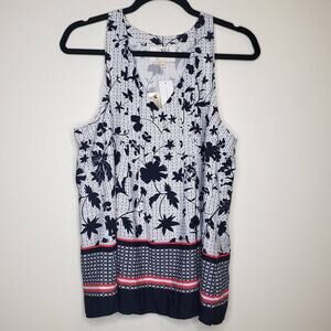 Skies Are Blue| Floral Tank Top